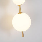 Modern Wall Light | Vertical Glass Globe | Ridorn