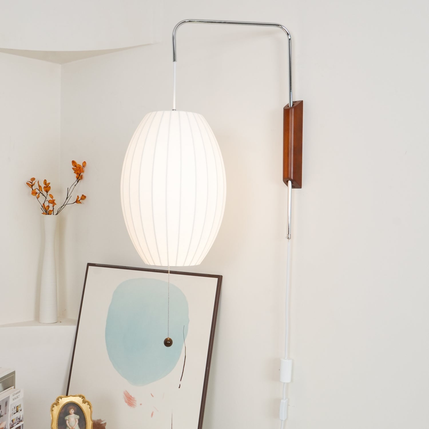 Bedroom Wall Light | Swivel Globe Design | Ridorn