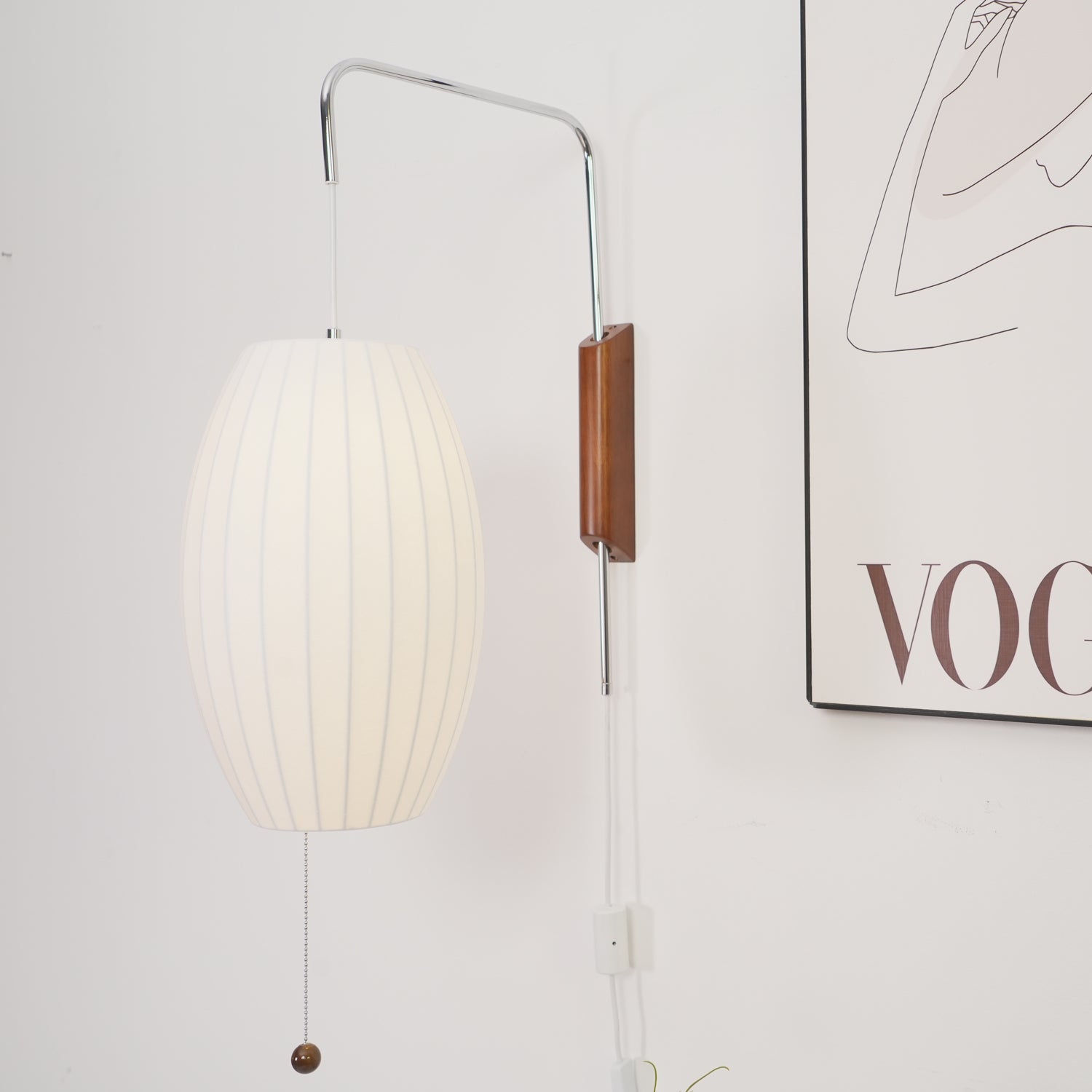 Bedroom Wall Light | Swivel Globe Design | Ridorn