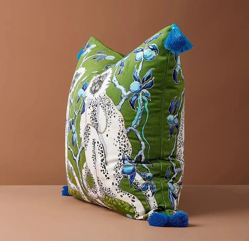 Belmere Monkey Pillow Cover by Vidano-cushion-Ridorn
