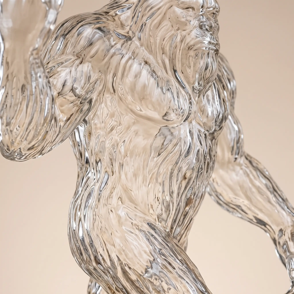 Bigfoot Whiskey Decanter, Novelty Glass Bottle for Home Bar & Liquor Display-Ridorn