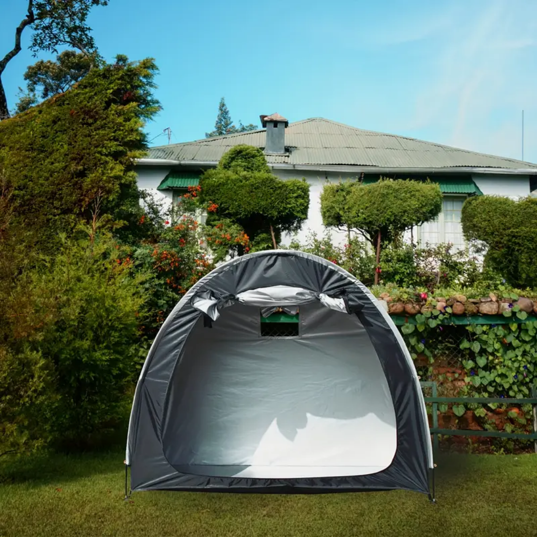 Bike Storage Tent for 2 Bicycles, Waterproof Outdoor Bicycle Cover Shelter-Ridorn