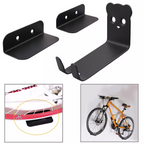 Bike Wall Mount Hook, Space-Saving Steel Bicycle Storage Hanger for Garage-Ridorn
