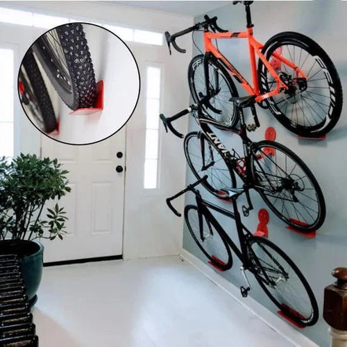 Bike Wall Mount Hook, Space-Saving Steel Bicycle Storage Hanger for Garage-Ridorn