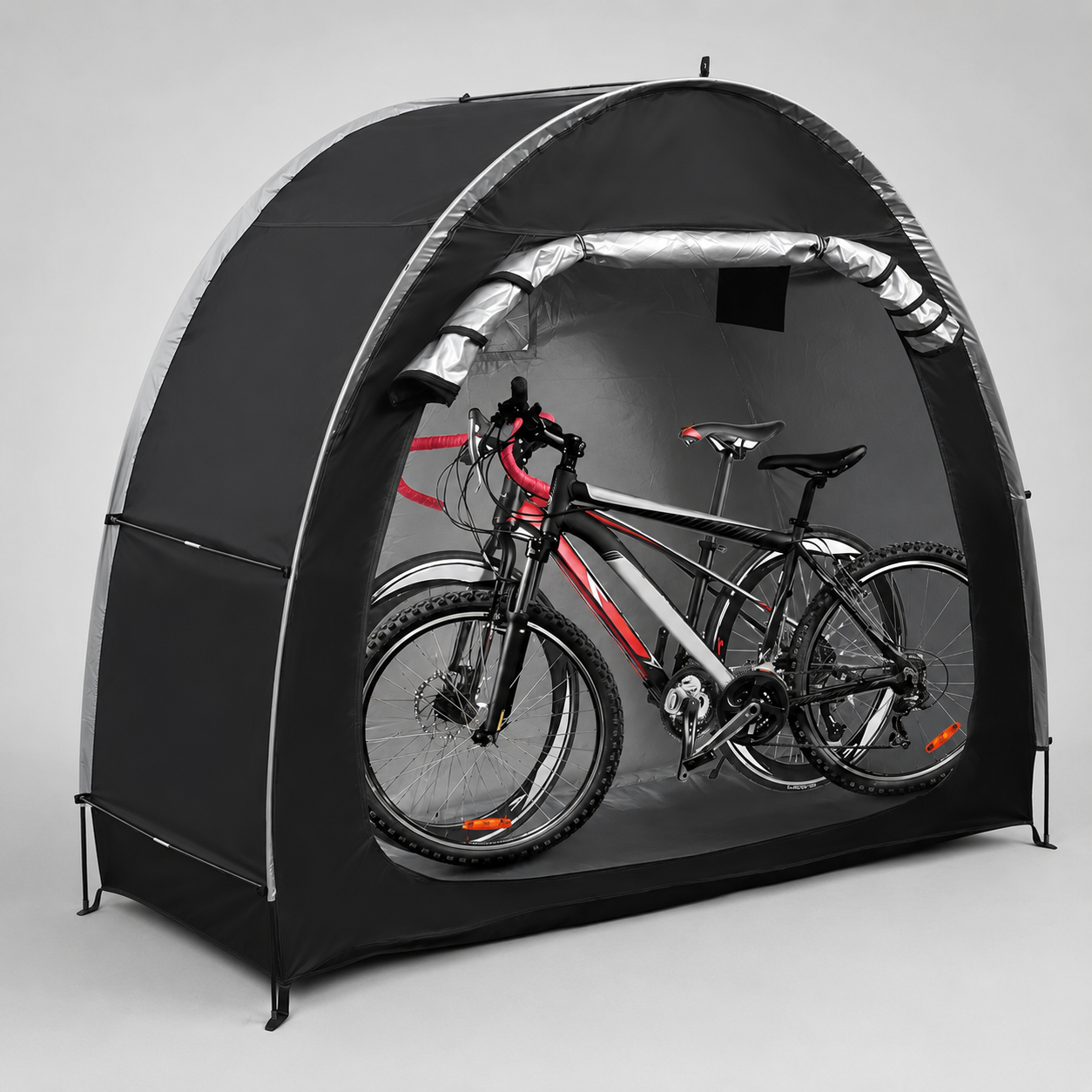 Bike Storage Tent for 2 Bicycles, Waterproof Outdoor Bicycle Cover Shelter