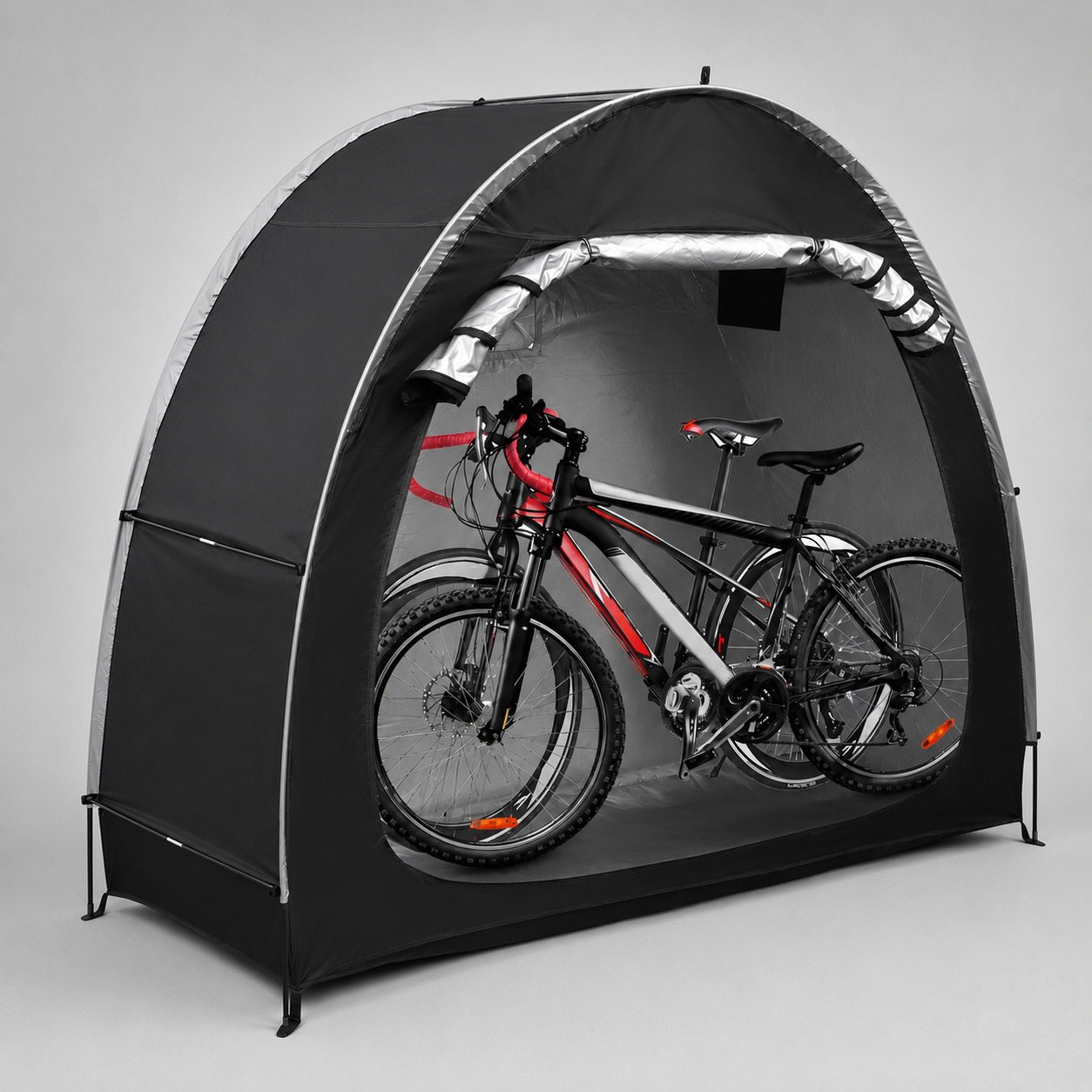 Bike Storage Tent for 2 Bicycles, Waterproof Outdoor Bicycle Cover Shelter
