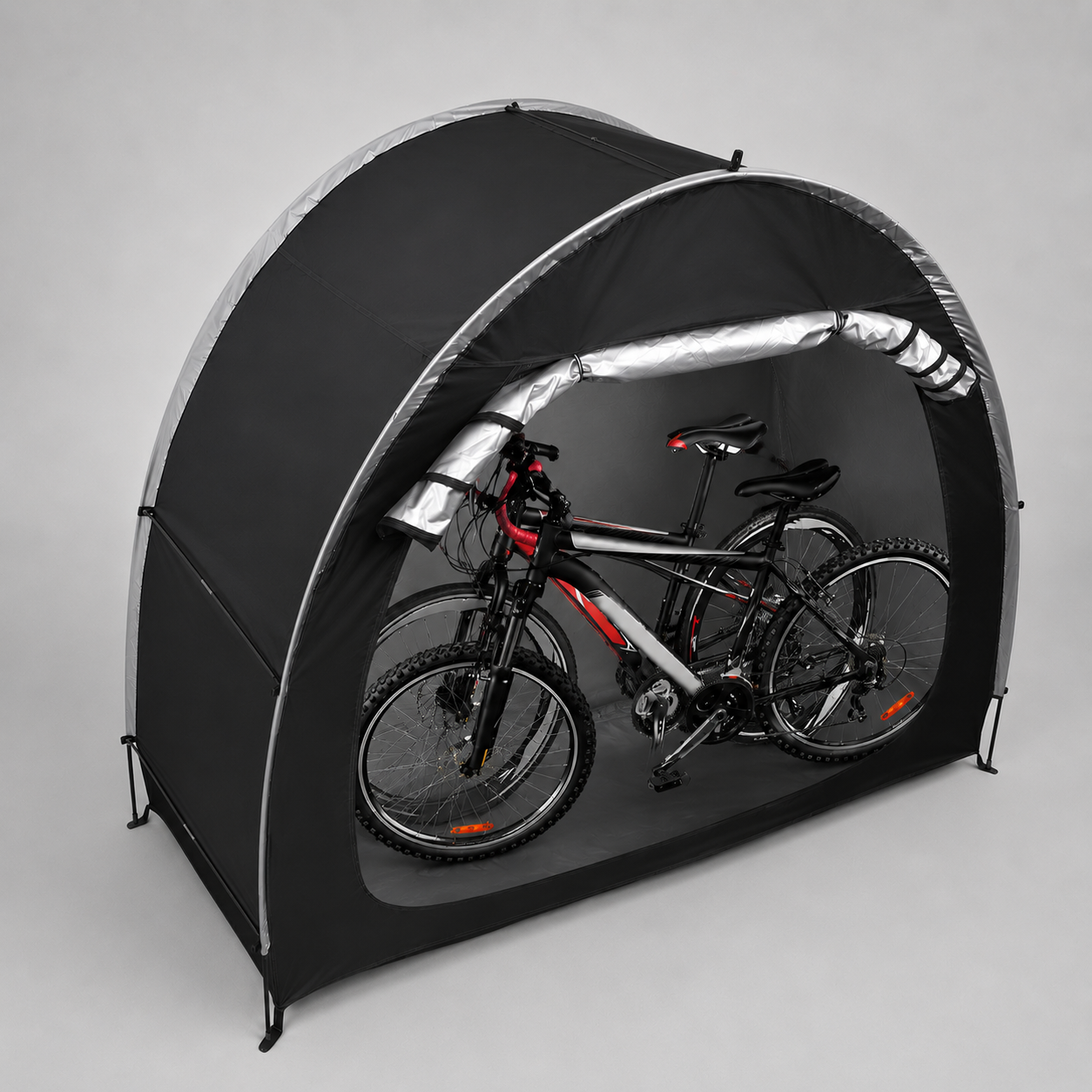 Bike Storage Tent for 2 Bicycles, Waterproof Outdoor Bicycle Cover Shelter