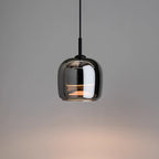 Black Glass Pendant Light, Nordic Hanging Ceiling Lamp for Kitchen Island & Dining Room-Ridorn