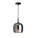 Black Glass Pendant Light, Nordic Hanging Ceiling Lamp for Kitchen Island & Dining Room-Ridorn