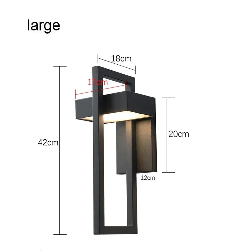 Bramano Outdoor LED Elowenino Light-Wall Lamp-Ridorn