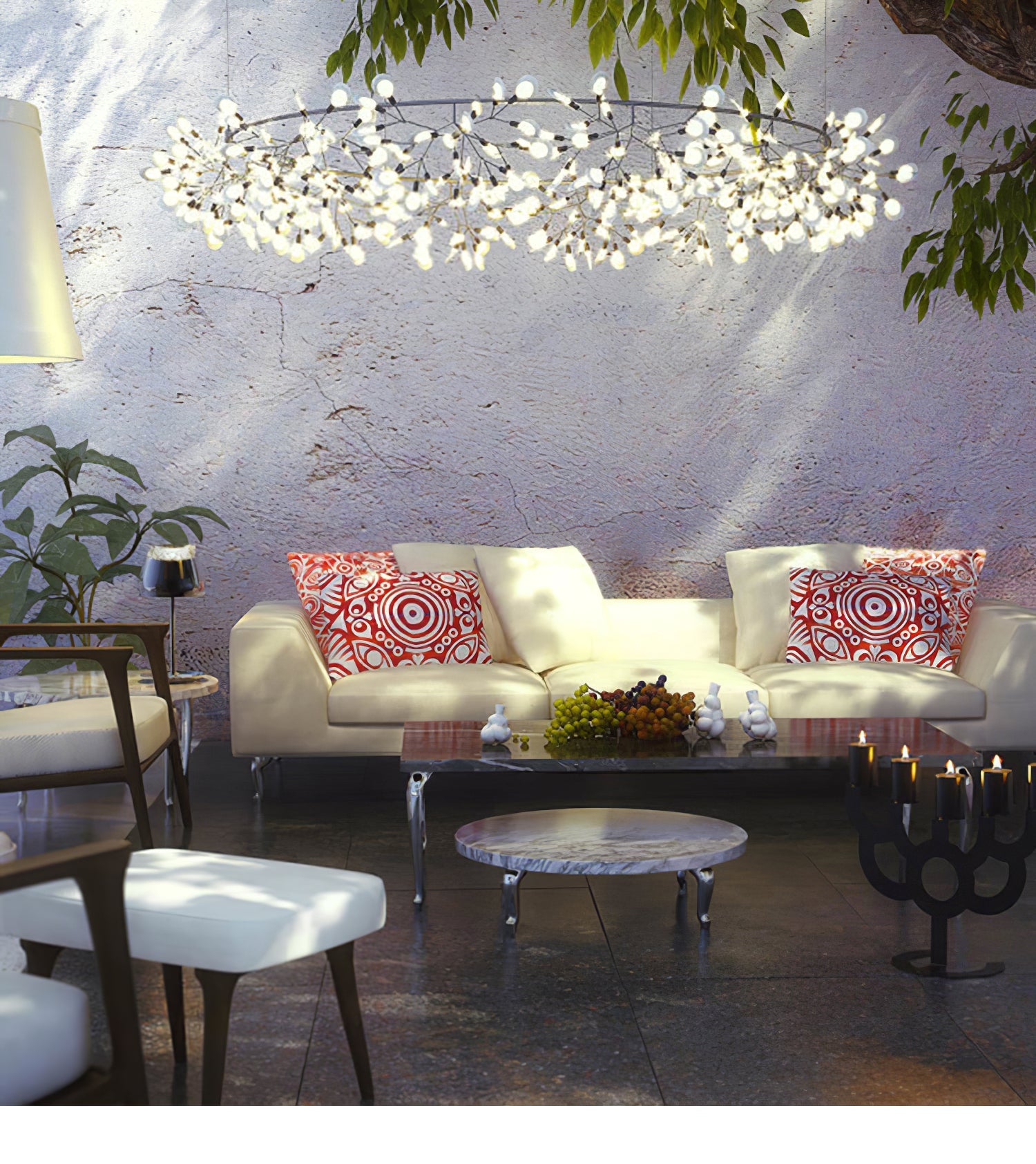Branch-Inspired Chandelier | Multi-Head Ceiling Light | Ridorn