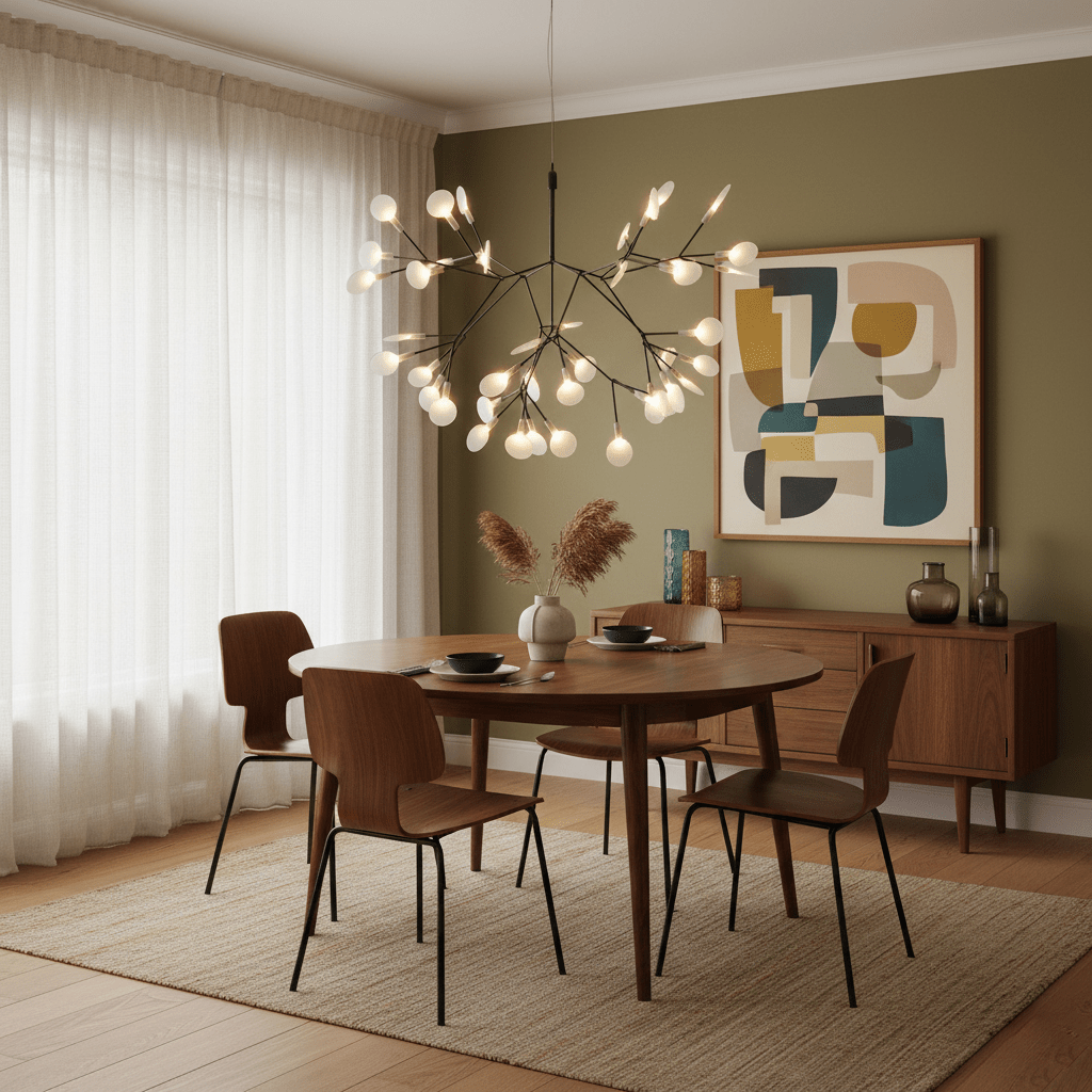 Branch-Inspired Chandelier | Multi-Head Ceiling Light | Ridorn