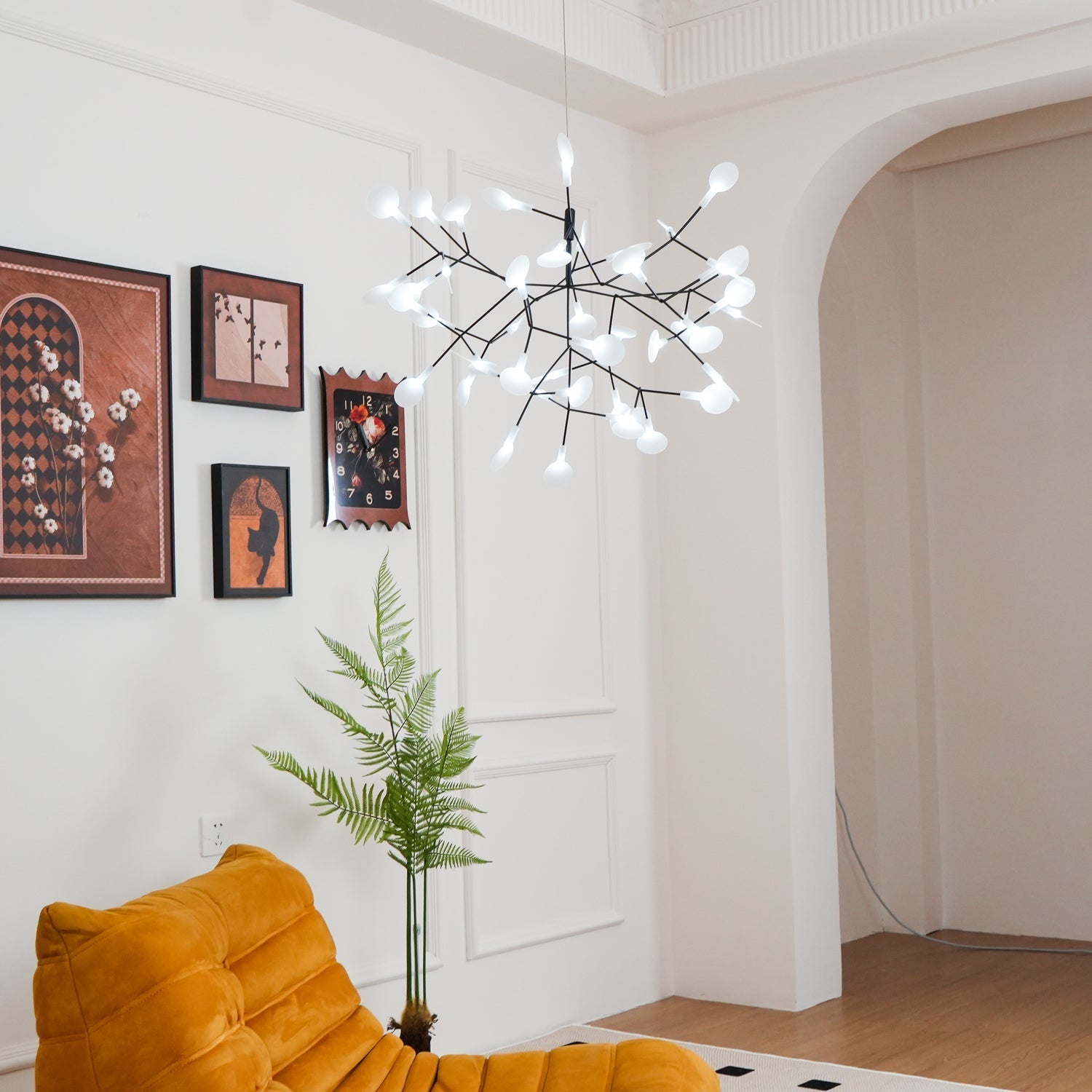 Branch-Inspired Chandelier | Multi-Head Ceiling Light | Ridorn
