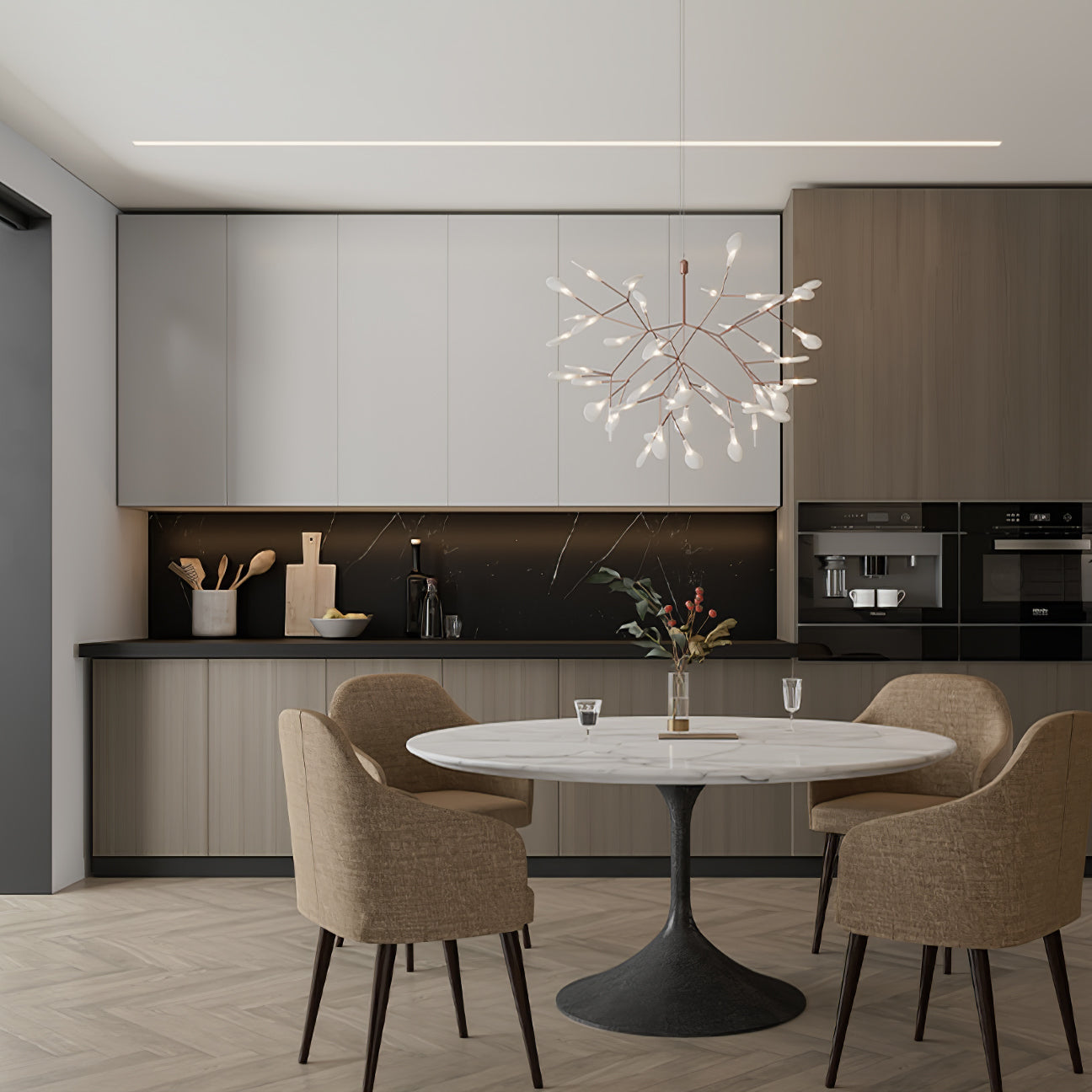 Branch-Inspired Chandelier | Multi-Head Ceiling Light | Ridorn