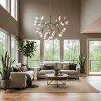 Branch-Inspired Chandelier | Multi-Head Ceiling Light | Ridorn