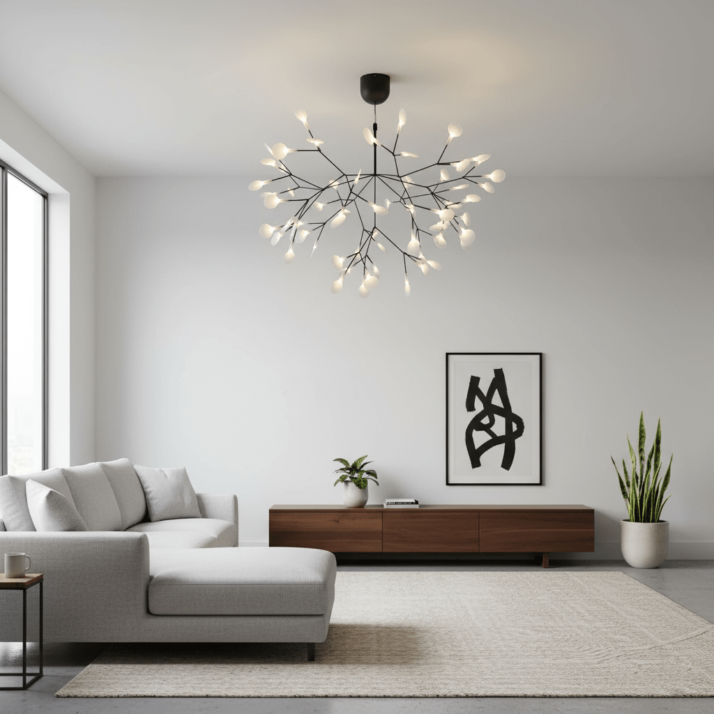 Branch-Inspired Chandelier | Multi-Head Ceiling Light | Ridorn