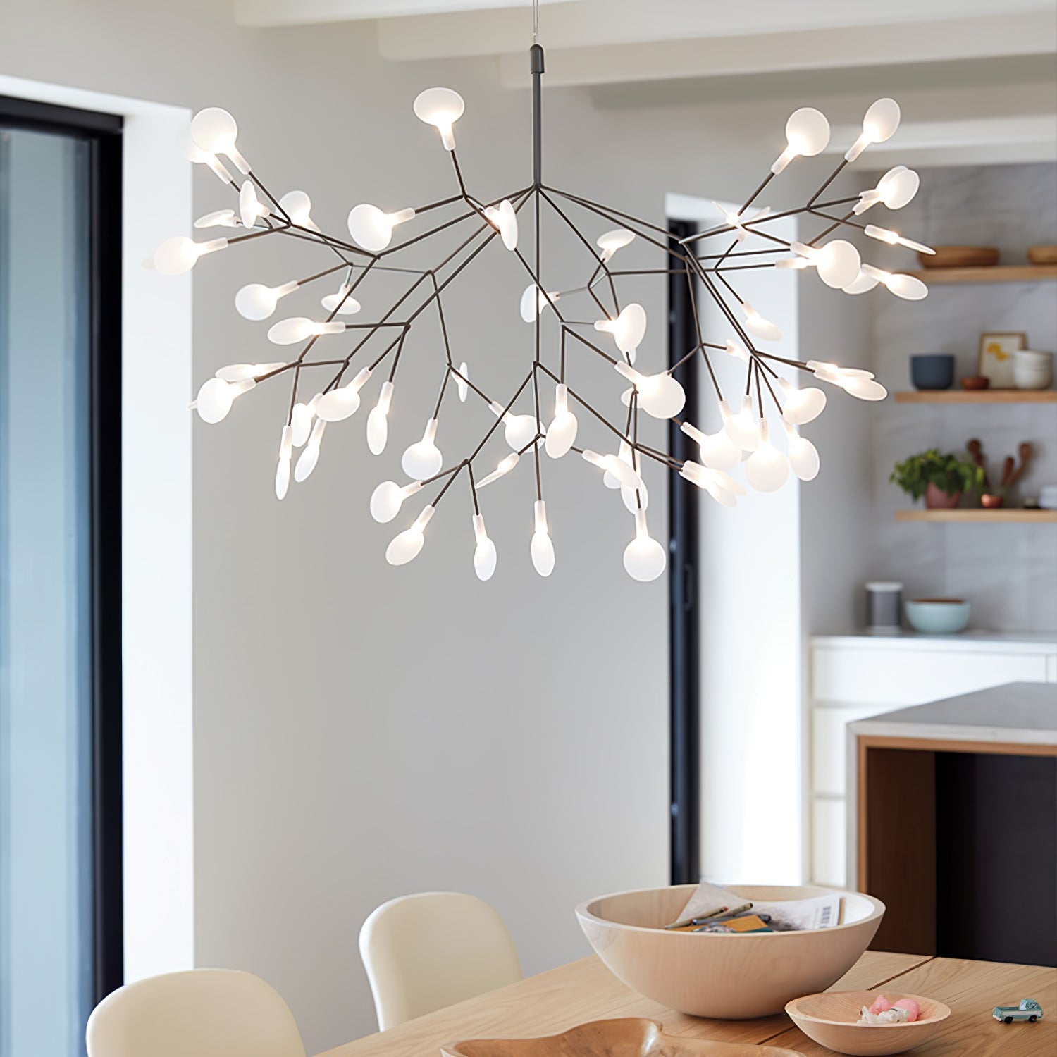 Branch-Inspired Chandelier | Multi-Head Ceiling Light | Ridorn