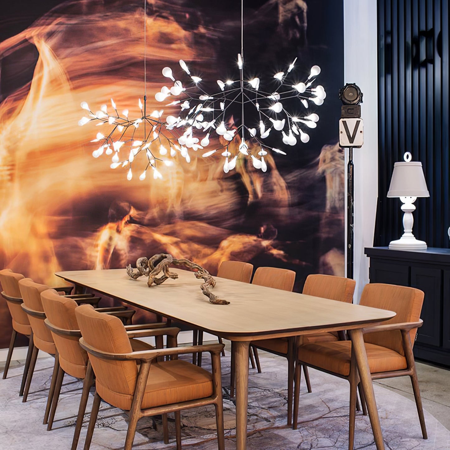 Branch-Inspired Chandelier | Multi-Head Ceiling Light | Ridorn