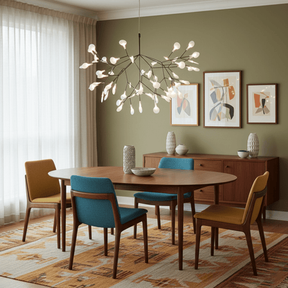 Branch-Inspired Chandelier | Multi-Head Ceiling Light | Ridorn