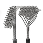 Bristle-Free BBQ Grill Brush, Rust-Resistant Stainless Steel Grill Cleaner Tool-Ridorn
