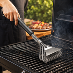 Bristle-Free BBQ Grill Brush, Rust-Resistant Stainless Steel Grill Cleaner Tool