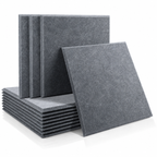 Acoustic Soundproofing Panels, Eco-Friendly Sound Insulation Tiles for Studio, Office & Home