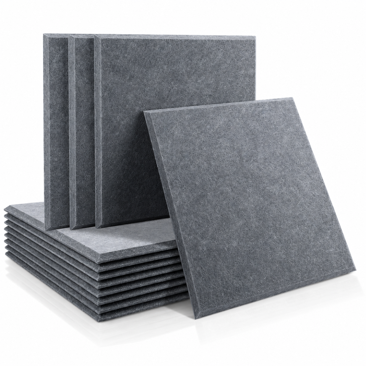 Acoustic Soundproofing Panels, Eco-Friendly Sound Insulation Tiles for Studio, Office & Home