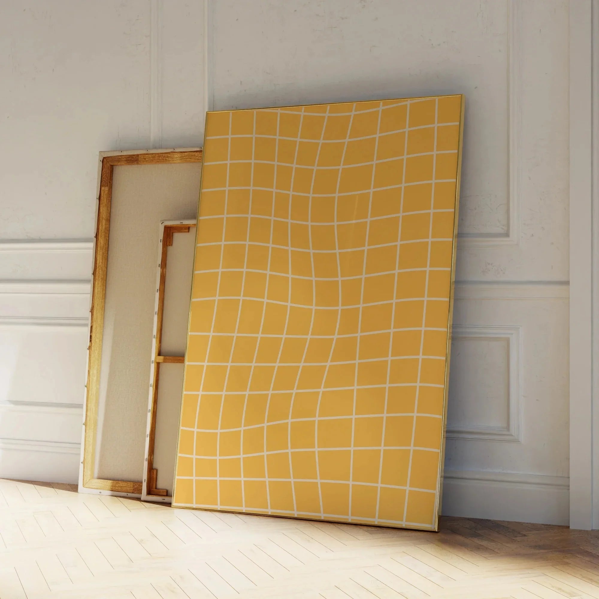 Caelcove Yellow Celfield Canvas Elowenino Clarhaven-Wall Art-Ridorn