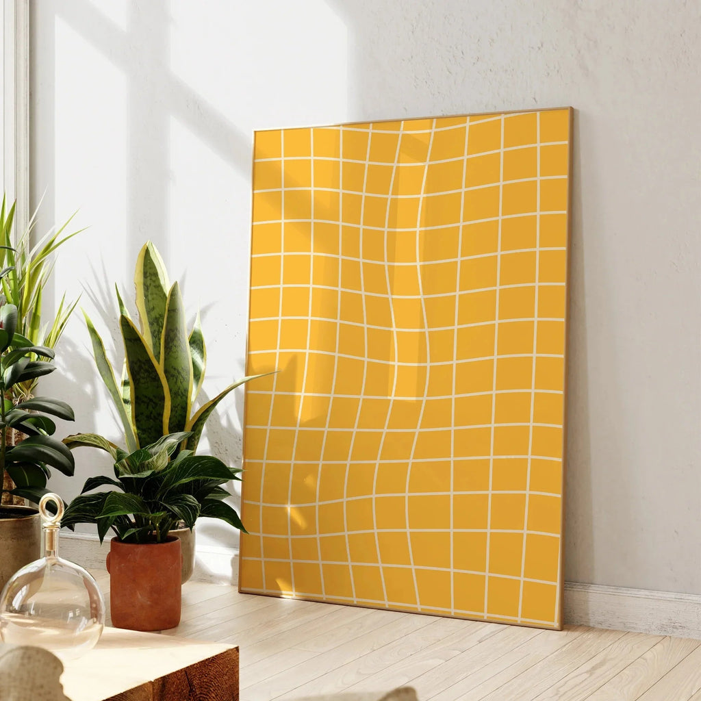 Caelcove Yellow Celfield Canvas Elowenino Clarhaven-Wall Art-Ridorn