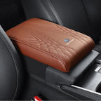 Car Armrest Cushion, Soft Center Console Cover Pad for Comfortable Driving-Ridorn