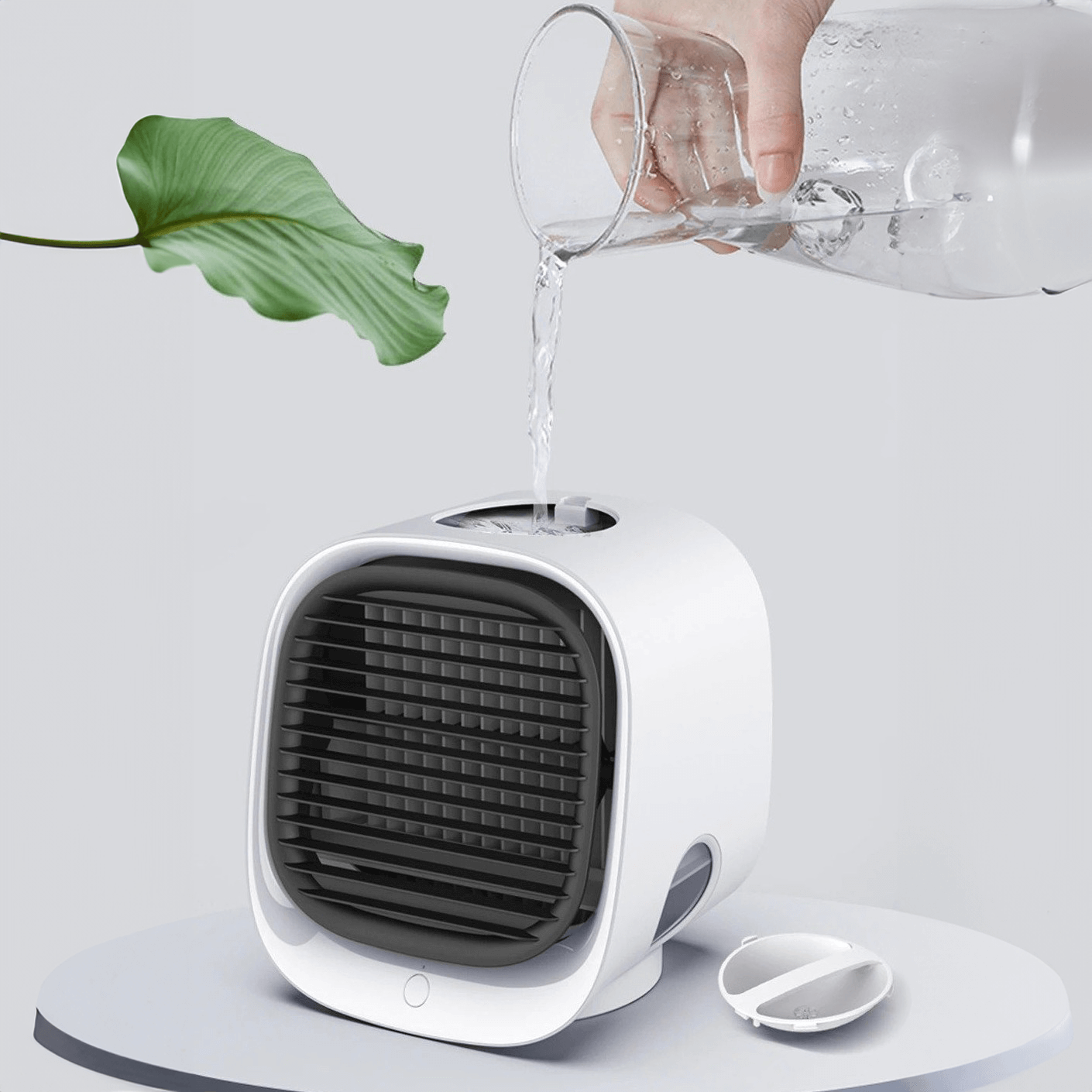Car Portable Air Conditioner, USB Mini Personal Cooling Unit for Vehicles-Ridorn
