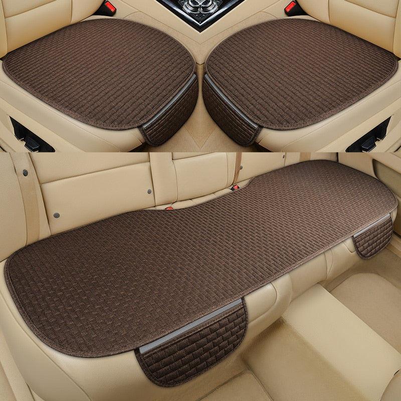 Car Seat Organizer Mat, Universal Anti-Slip Seat Pocket Cover for Interior Storage-Ridorn