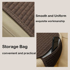 Car Seat Organizer Mat, Universal Anti-Slip Seat Pocket Cover for Interior Storage-Ridorn