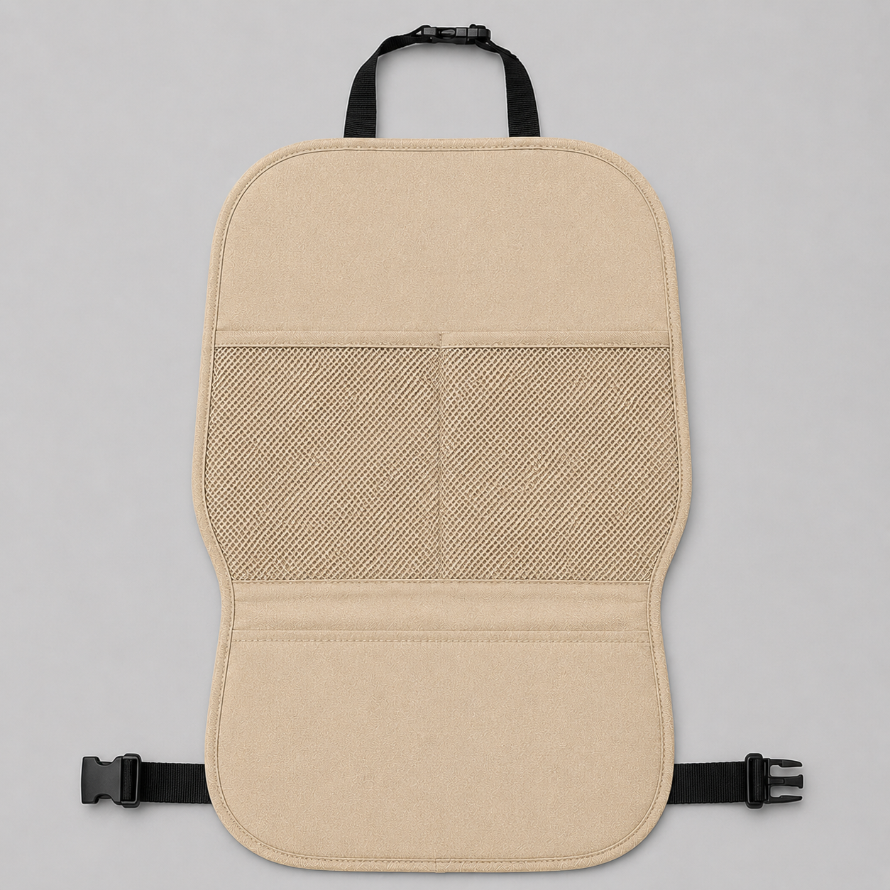 Car Seat Organizer Mat, Universal Anti-Slip Seat Pocket Cover for Interior Storage