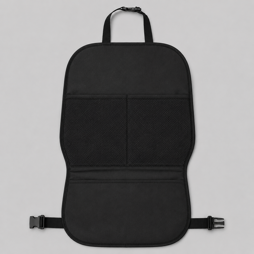 Car Seat Organizer Mat, Universal Anti-Slip Seat Pocket Cover for Interior Storage