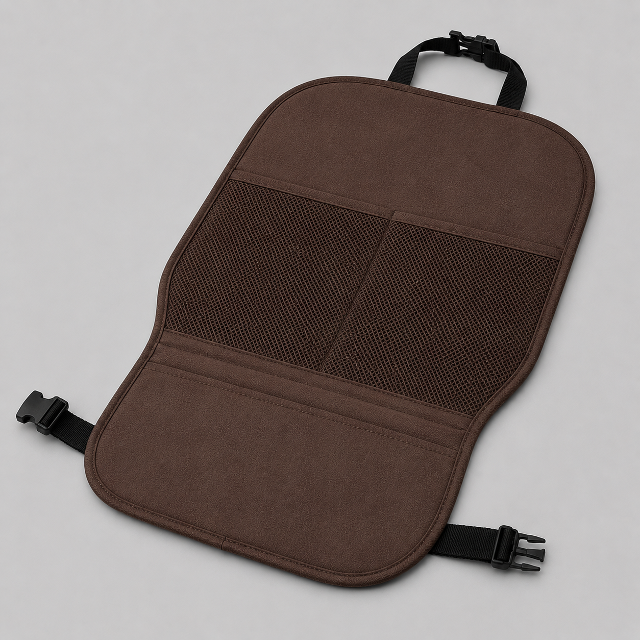 Car Seat Organizer Mat, Universal Anti-Slip Seat Pocket Cover for Interior Storage