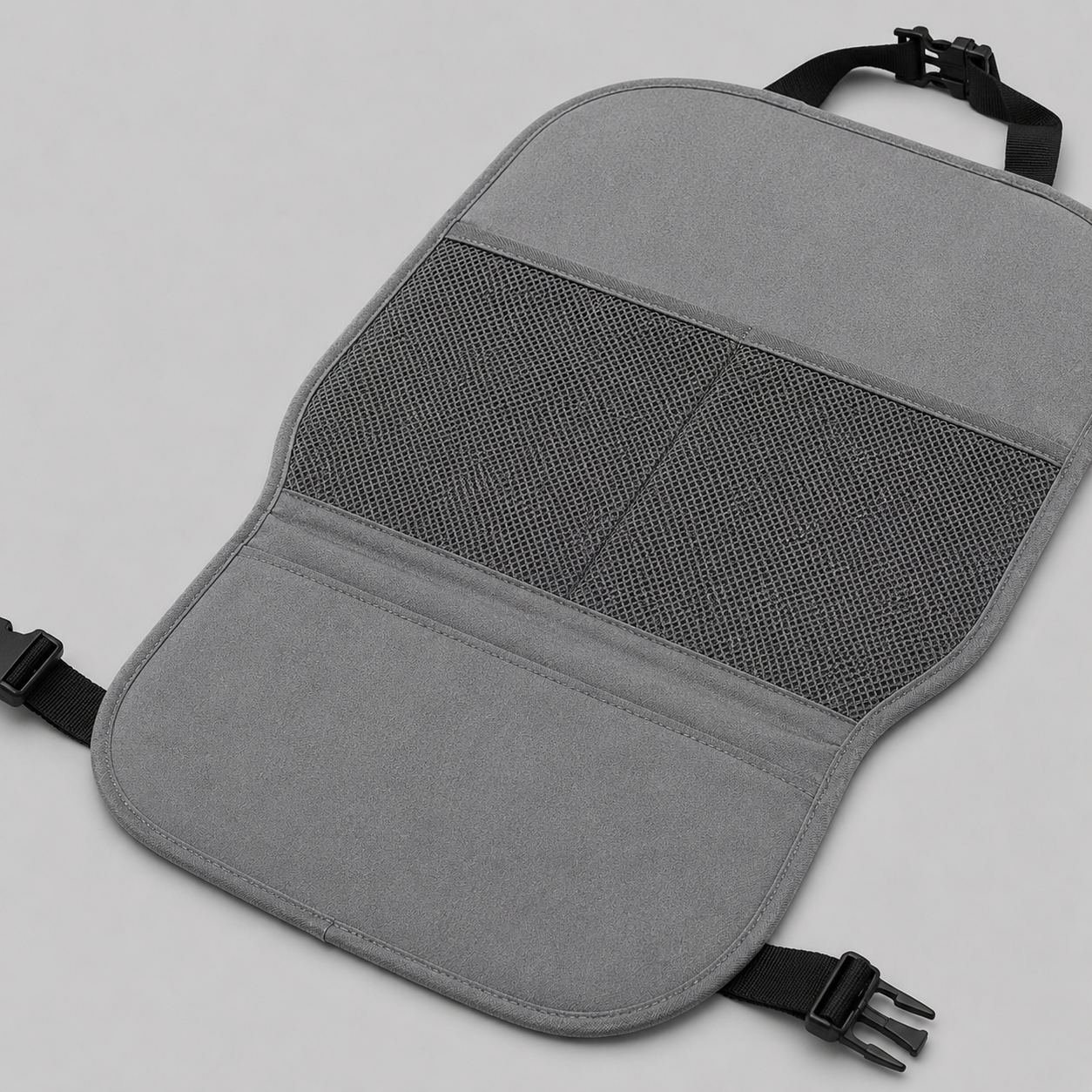 Car Seat Organizer Mat, Universal Anti-Slip Seat Pocket Cover for Interior Storage