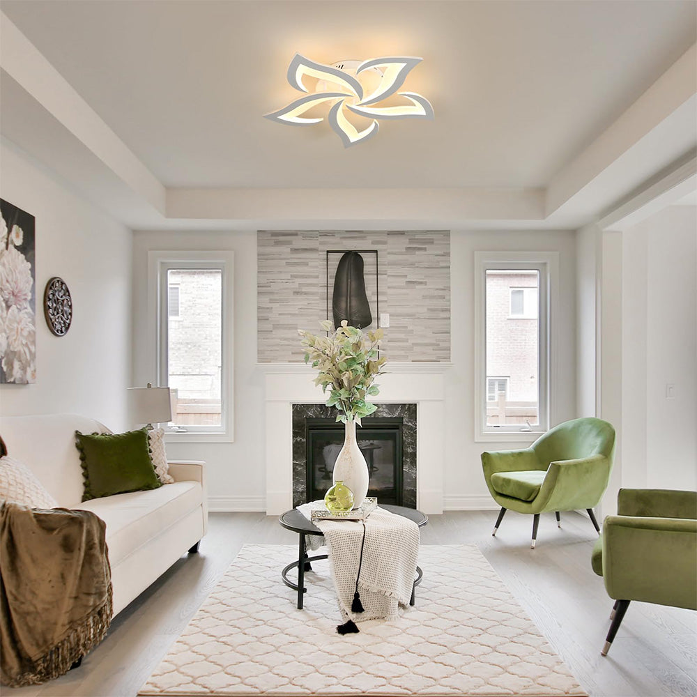 Flower-Shaped LED Ceiling Light for Modern Interiors | Ridorn