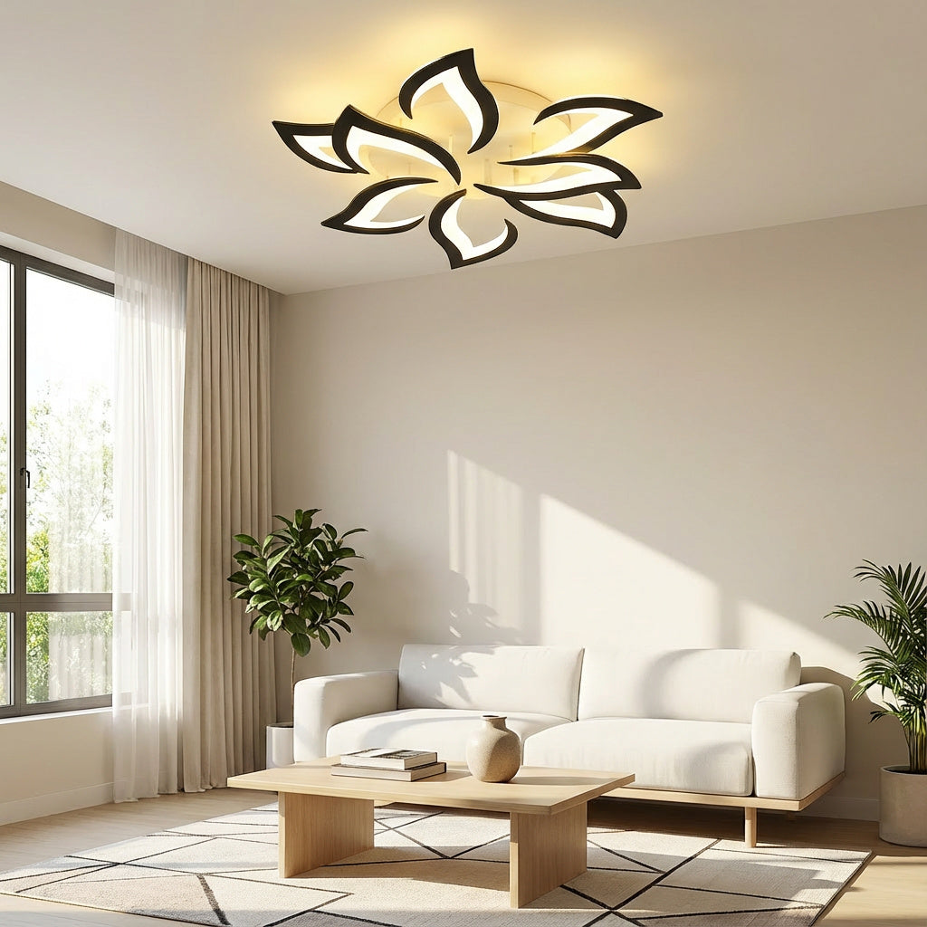 Flower-Shaped LED Ceiling Light for Modern Interiors | Ridorn