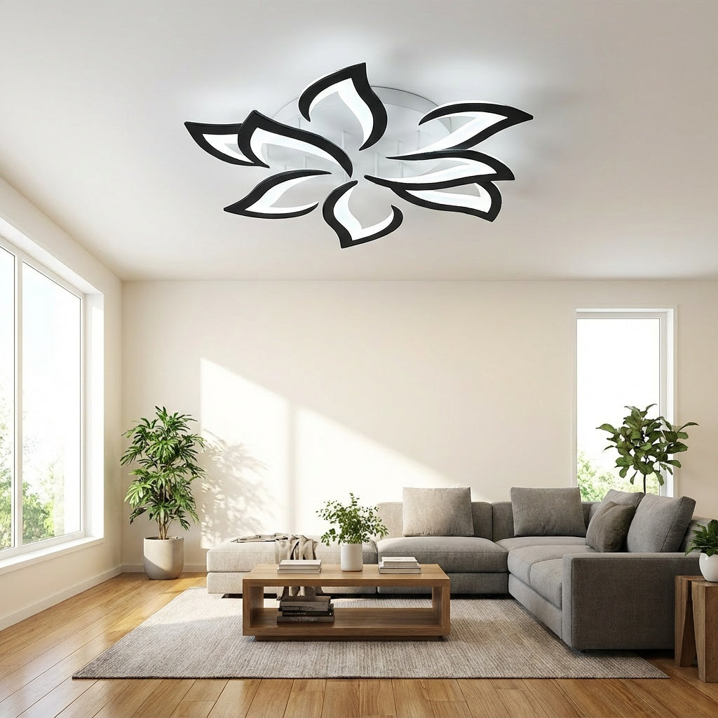 Flower-Shaped LED Ceiling Light for Modern Interiors | Ridorn