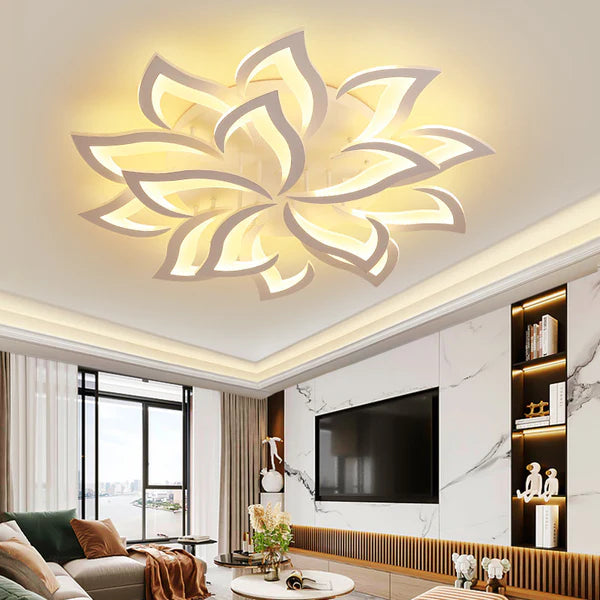 Flower-Shaped LED Ceiling Light for Modern Interiors | Ridorn