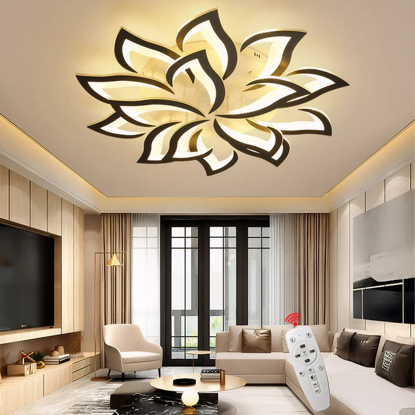 Flower-Shaped LED Ceiling Light for Modern Interiors | Ridorn