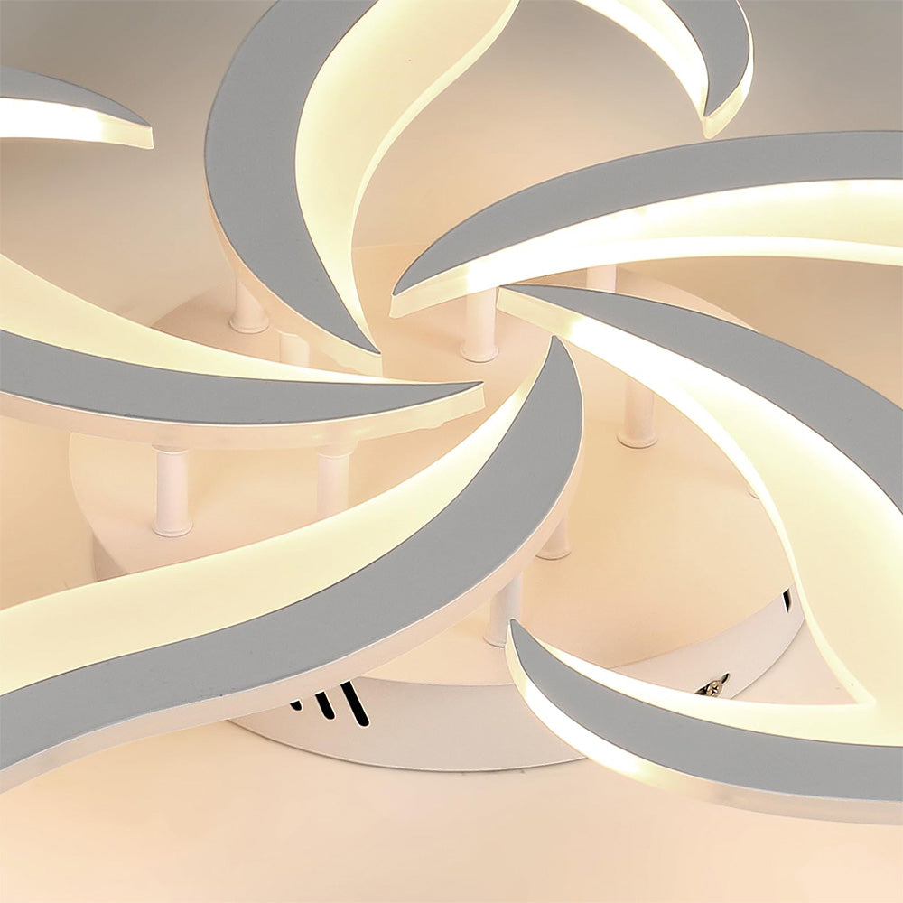 Flower-Shaped LED Ceiling Light for Modern Interiors | Ridorn