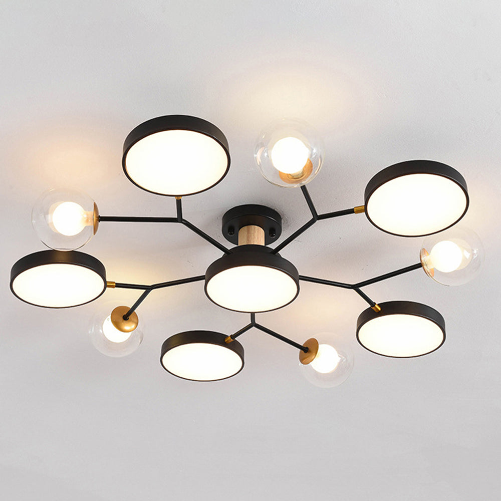 Multi-Arm Branch Style LED Ceiling Light Fixture | Ridorn