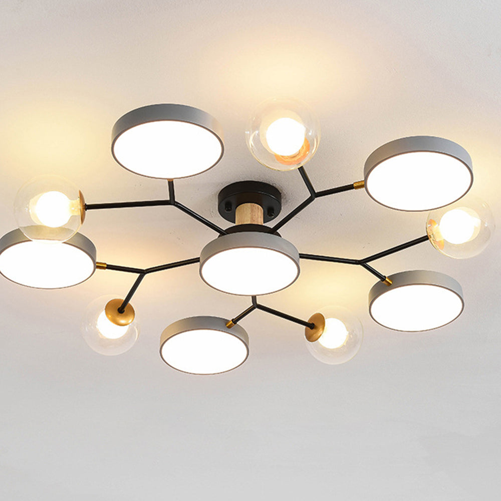 Multi-Arm Branch Style LED Ceiling Light Fixture | Ridorn