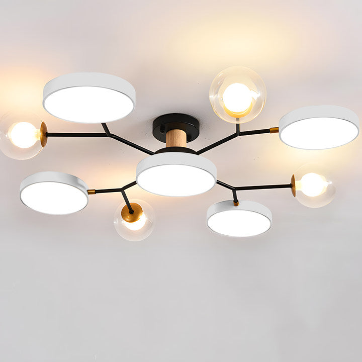 Multi-Arm Branch Style LED Ceiling Light Fixture | Ridorn