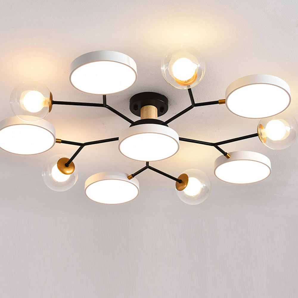 Multi-Arm Branch Style LED Ceiling Light Fixture | Ridorn