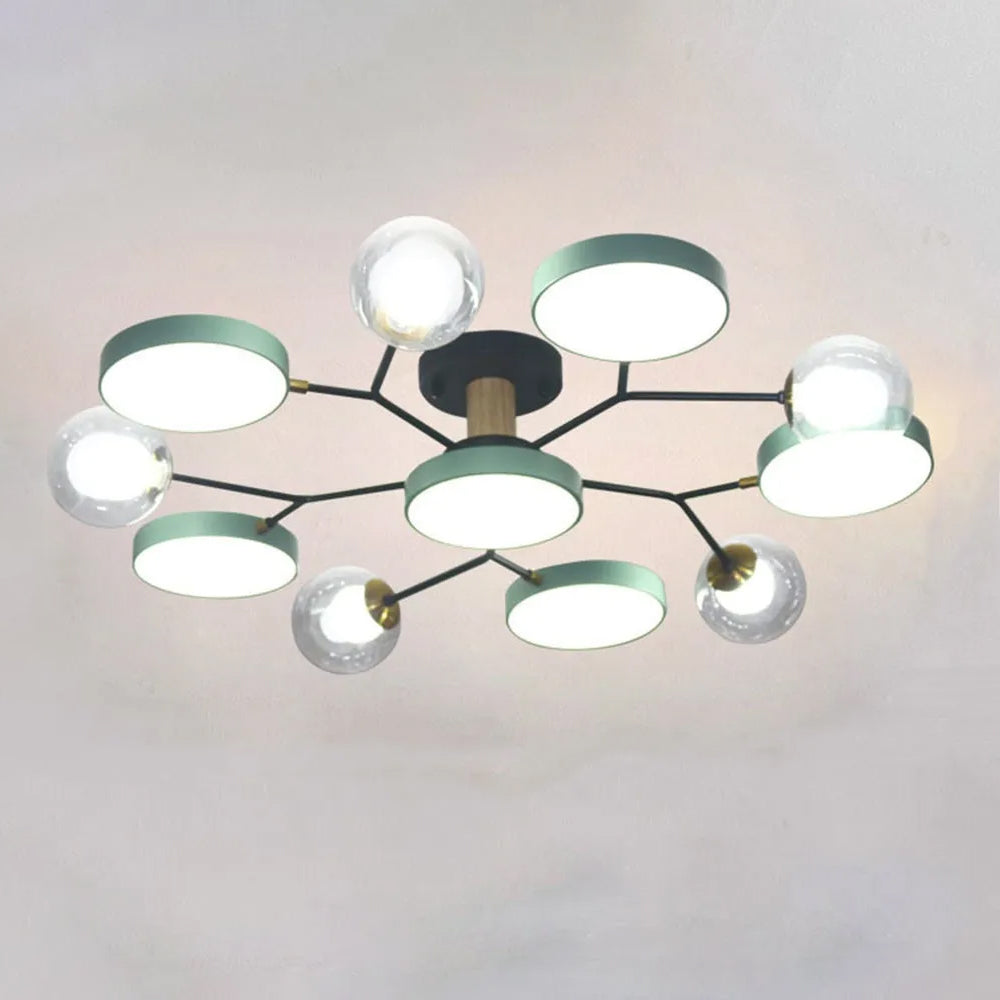 Multi-Arm Branch Style LED Ceiling Light Fixture | Ridorn