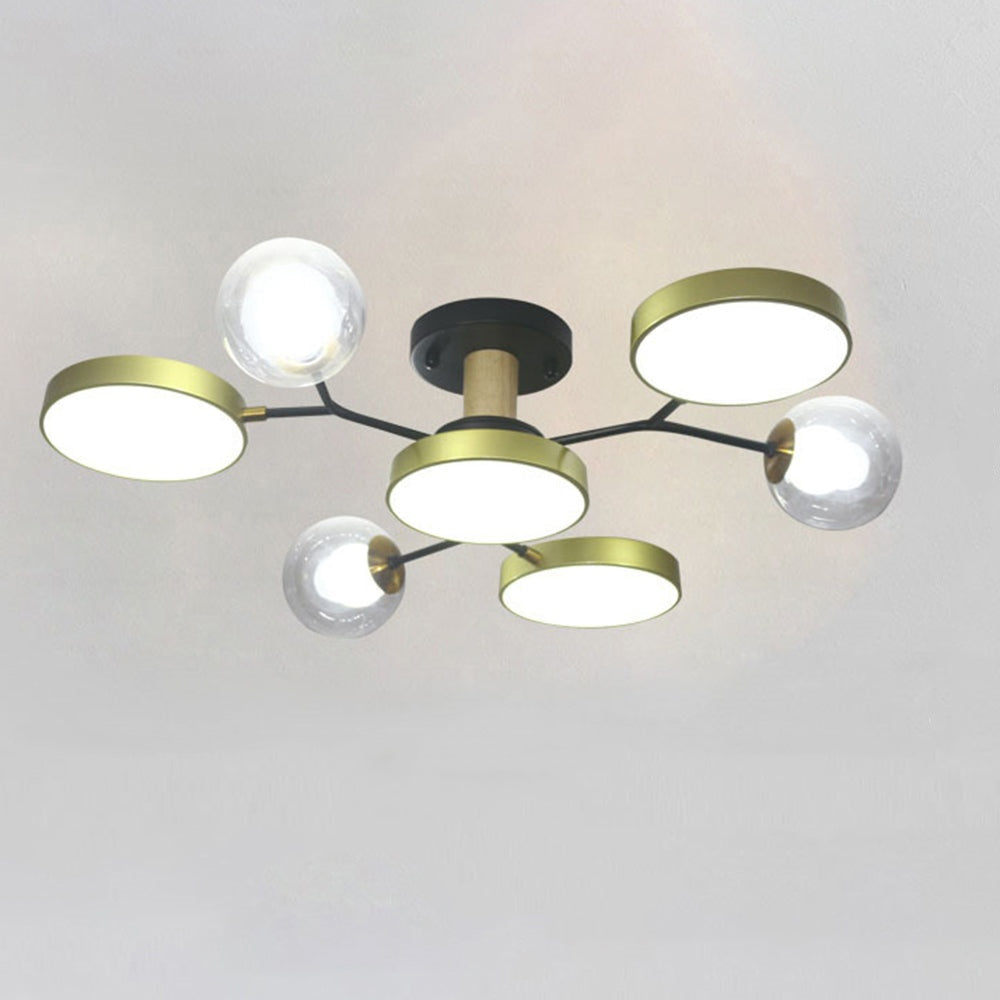 Multi-Arm Branch Style LED Ceiling Light Fixture | Ridorn