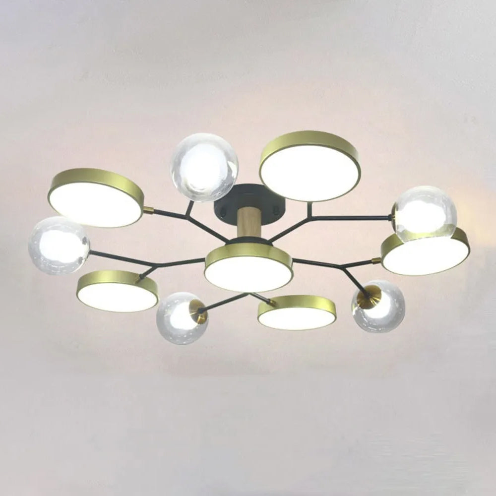 Multi-Arm Branch Style LED Ceiling Light Fixture | Ridorn